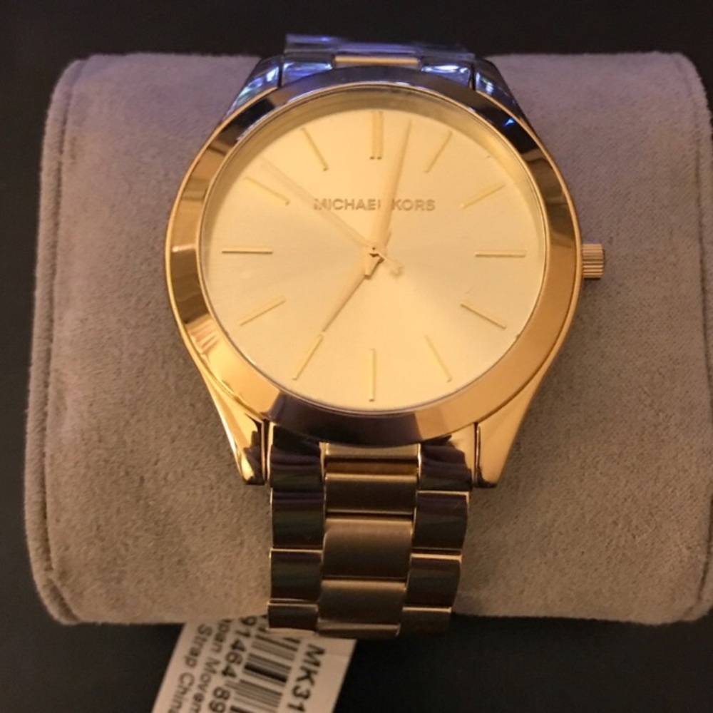 Michael kids gold watch
